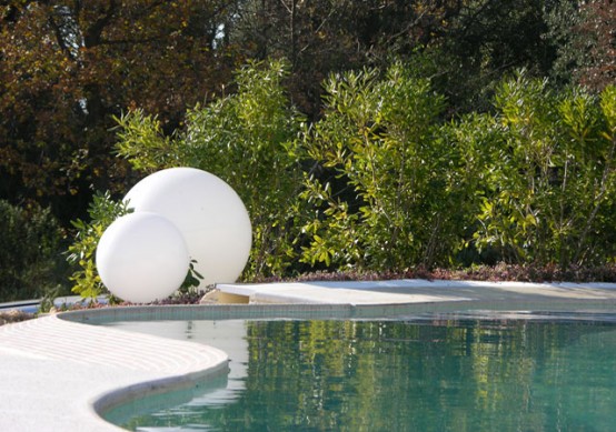 Charming Garden And Swimming Pool Lights By Slide