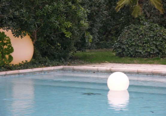 Charming Garden And Swimming Pool Lights By Slide