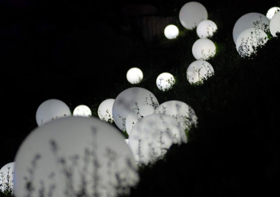 Charming Garden And Swimming Pool Lights By Slide