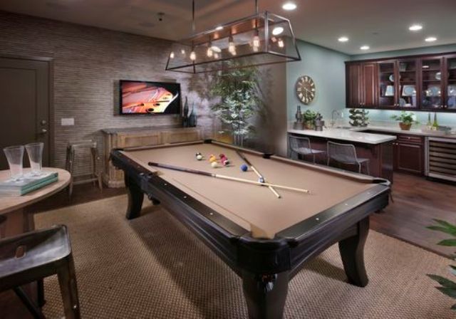 game room for entertaining