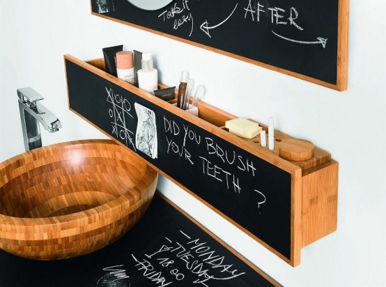 Unusual Bathroom Furniture For Chalking On It