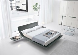 Wooden Bed By Presotto