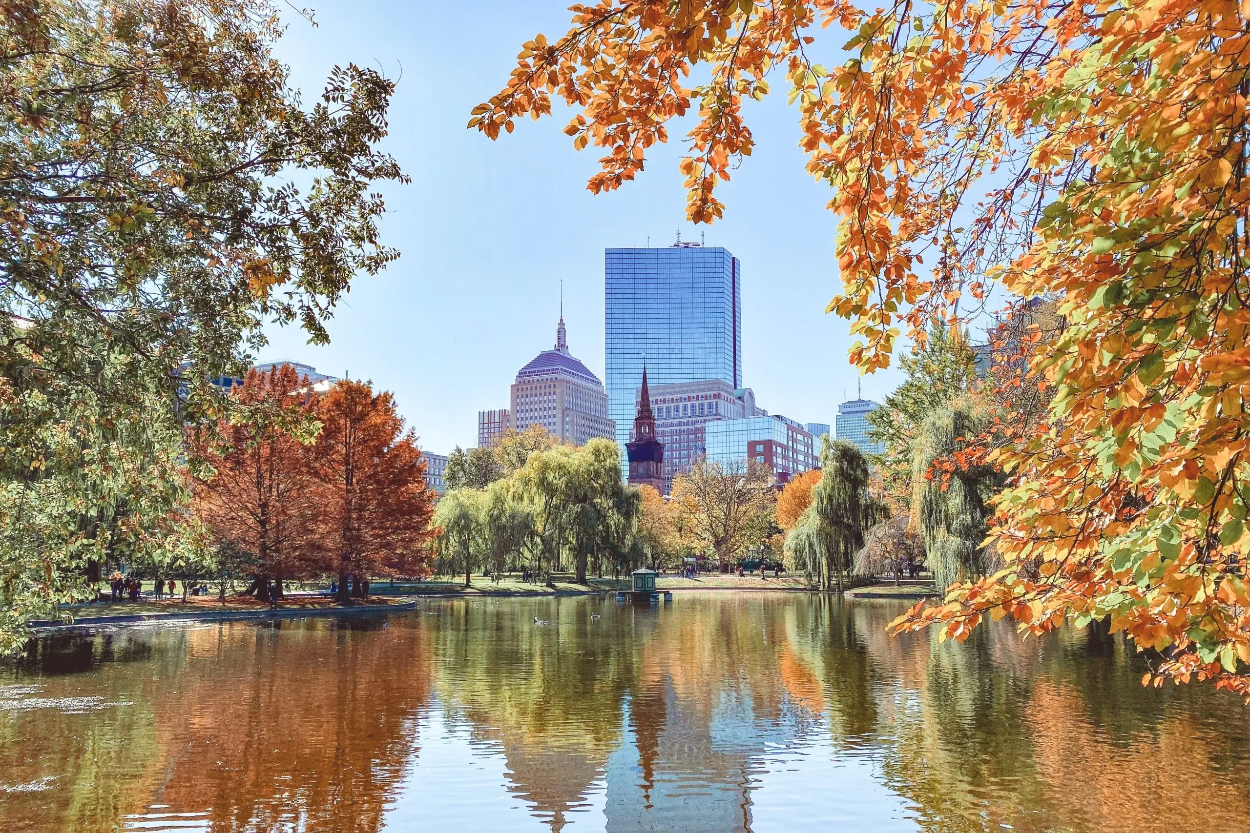 Fall foliage in Boston, Massachusetts