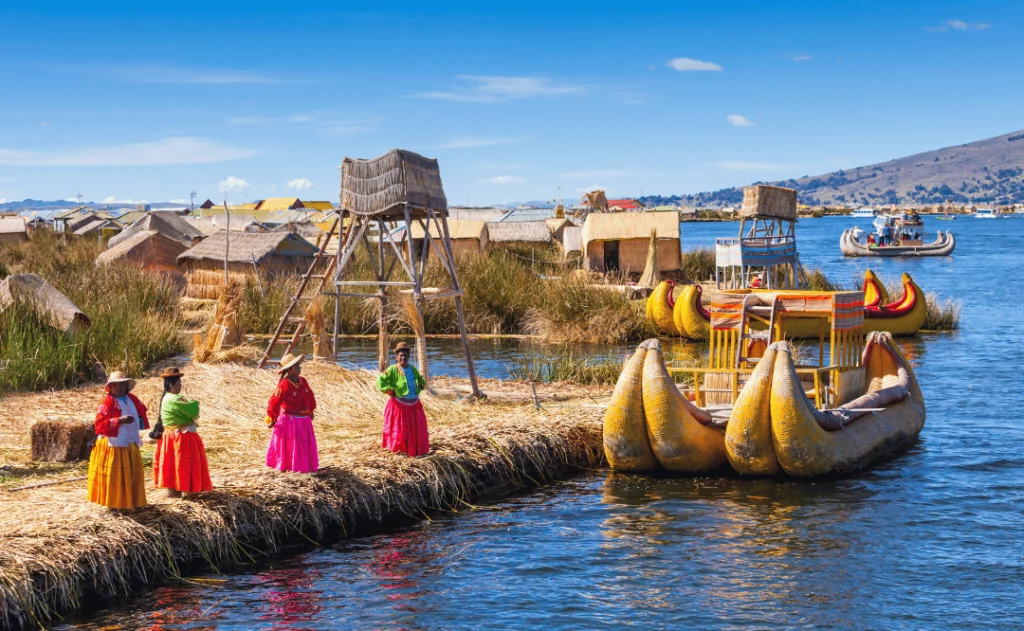 Floating Islands on Lake Titicaca 