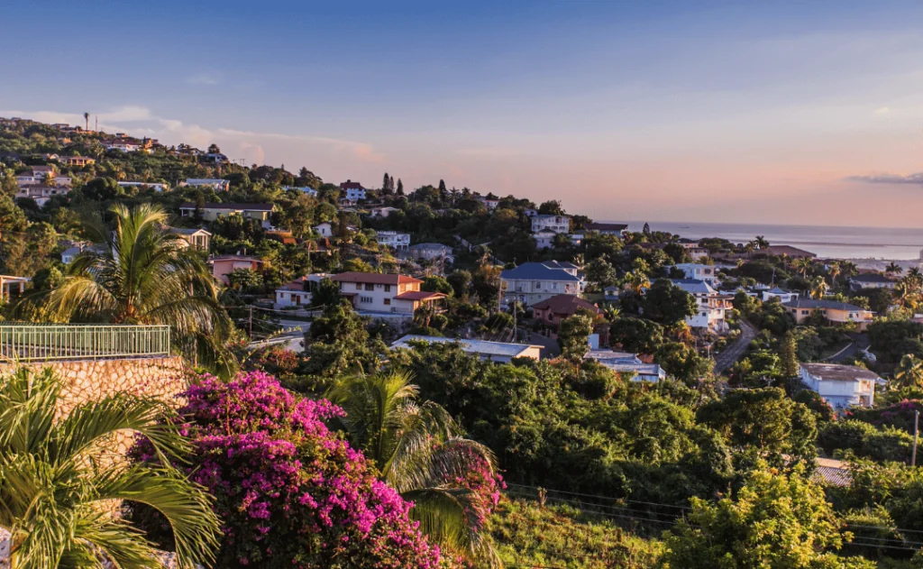 Golden Hour Over Kingston, Jamacia