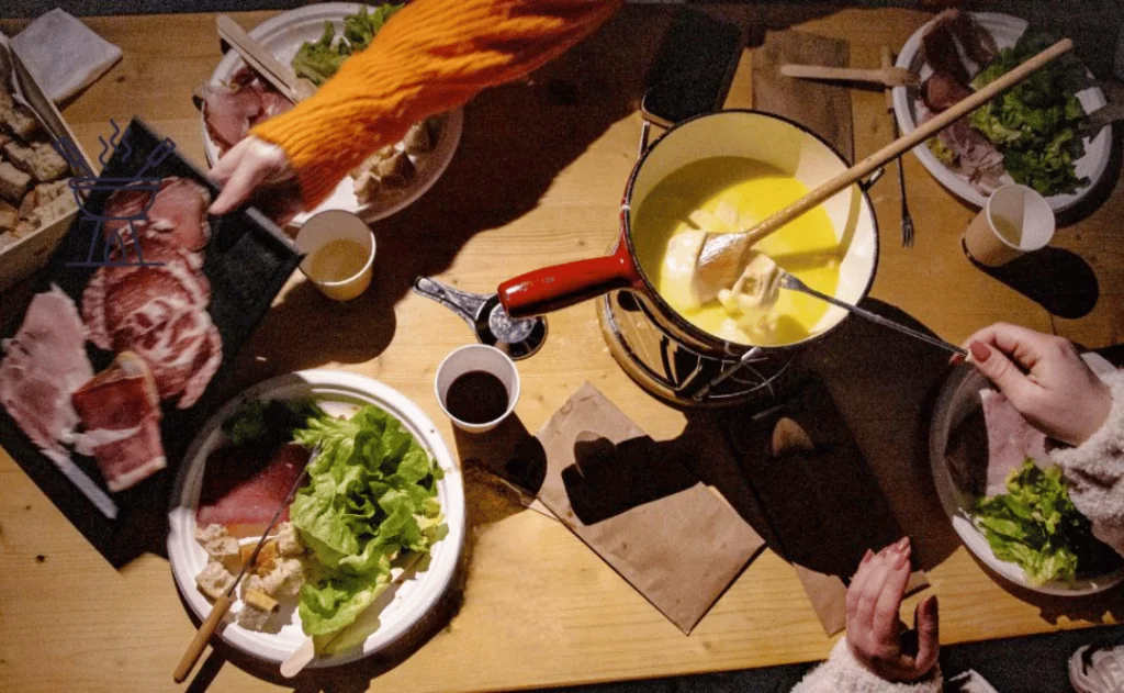 Gondola Fondue, Vaujany, France