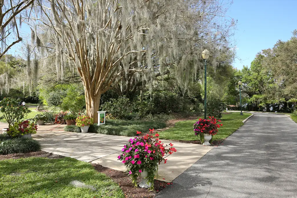 Harry P. Leu Botanical Gardens a public garden with over 40 diverse plant collections from the world in 50 acres of landscaped grounds.