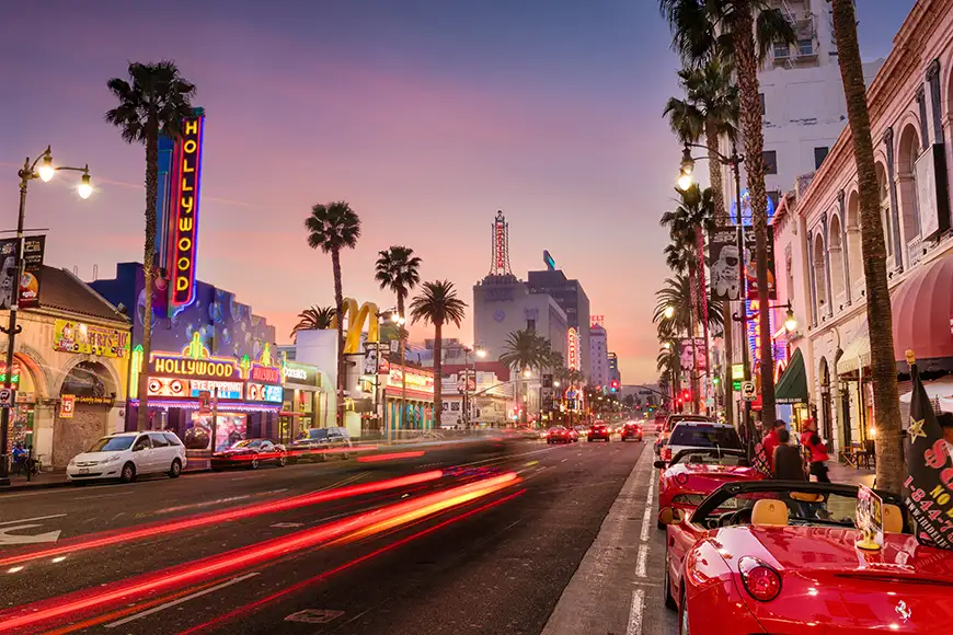 hollywood boulevard los angeles.