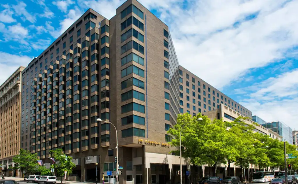 Exterior of the JW Marriott Washington DC