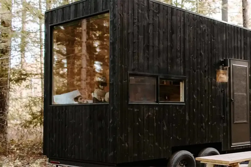 Postcard Cabin in the Catskills two hours outside New York City