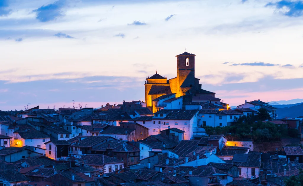 Saint Mary's Parish Church, Hervas village, Ambroz Valley, Cáceres, Extremadura, Spain, Europe