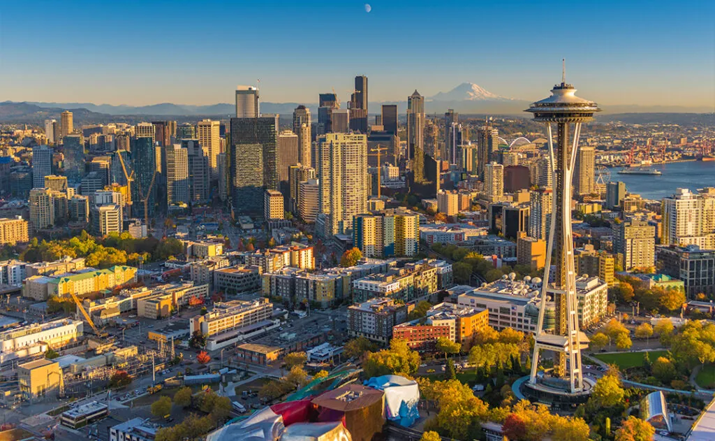 Seattlescape - Aerial of Downtown Seattle