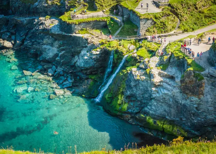 Tintagel Castle England King Arthur mythical places.