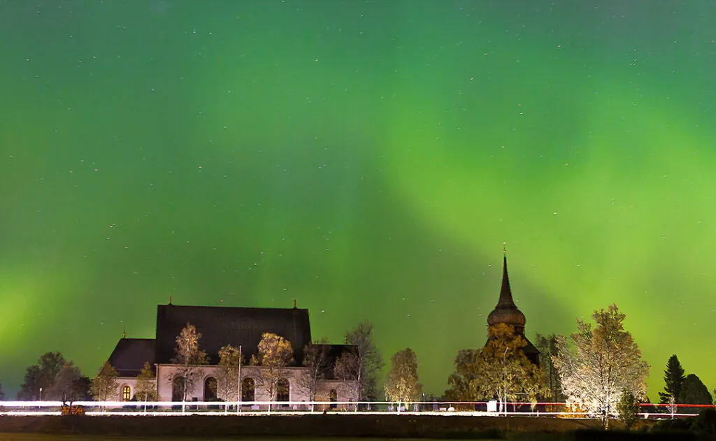 Northerns light over Sweden