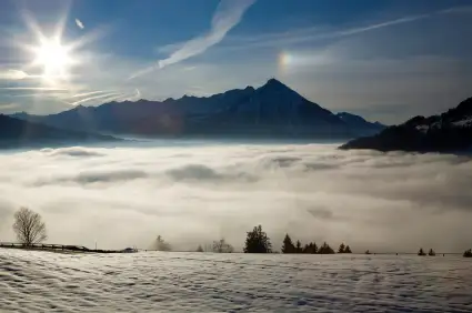 Snowshoeing in Switzerland