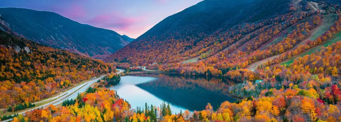 Fall foliage in New England