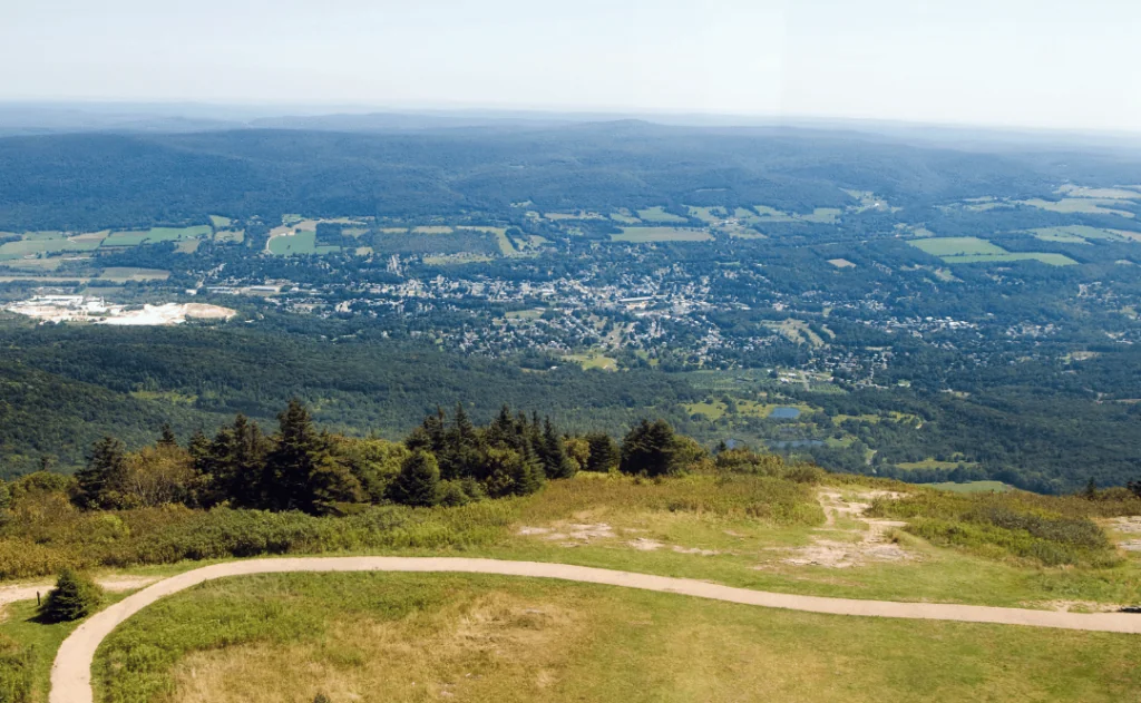 View from Veterans War Memorial Tower at Mount Greylock