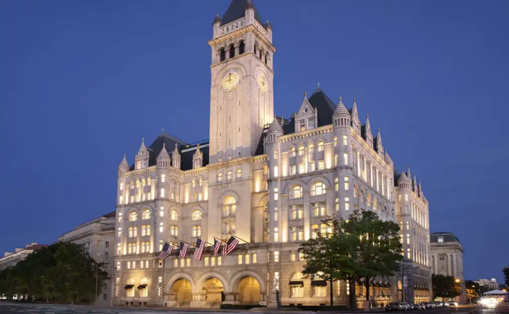 Exterior of the Waldorf Astoria Washington DC